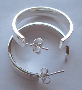 large silver hoop earrings from crimeajewel